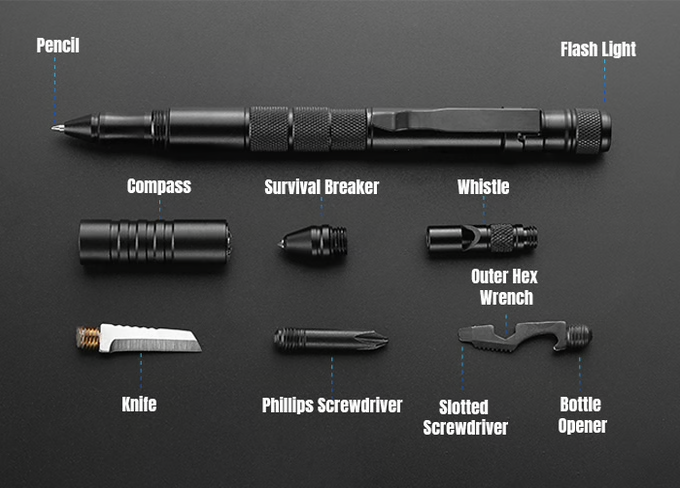 Multak : The 10-in-1 Multi-functional EDC Tool Pen