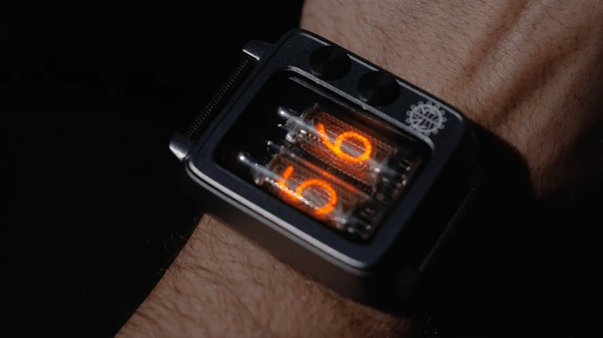 Timeless Elegance Meets Retro Tech: The BTF Nixie Watch