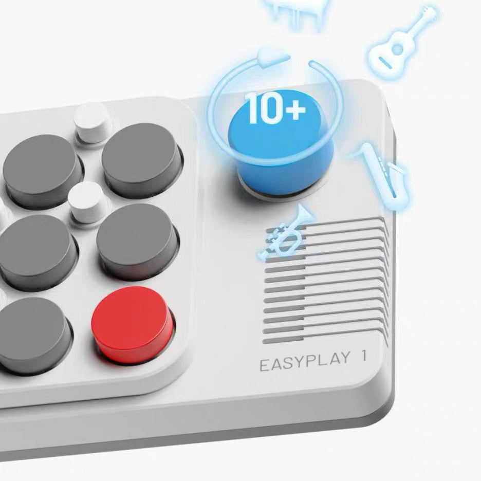 EASYPLAY :Portable, Easy-to-Start Music Keyboard with MIDI