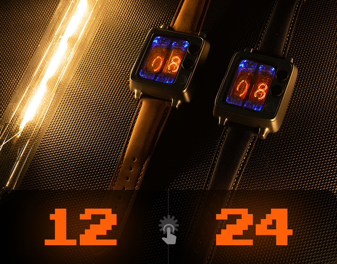 Timeless Elegance Meets Retro Tech: The BTF Nixie Watch